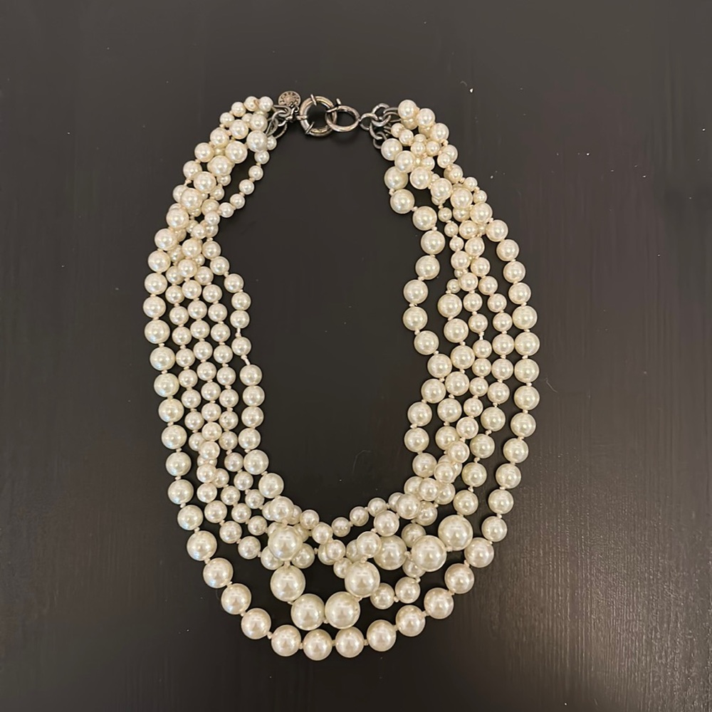 J.Crew Pearl Hammock Necklace